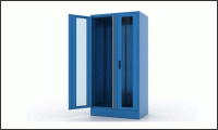 43.004, Корпус шкафа инструментального Н1950 двери со стеклом