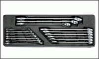 IK-CW10160C, Набор комбинированных ключей (6-24 мм)в ложементе, 16 предметов