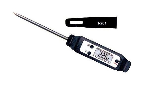 04.052.00, Портативный контактный электронный термометр PT201 с диапазоном измерений от -50 до +150°С