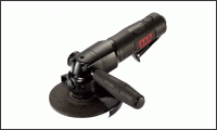 QB-7115, Пневматическая угловая шлифовальная машина (УШМ) 125 мм, 11000 об/мин, с рычажным выключателем
